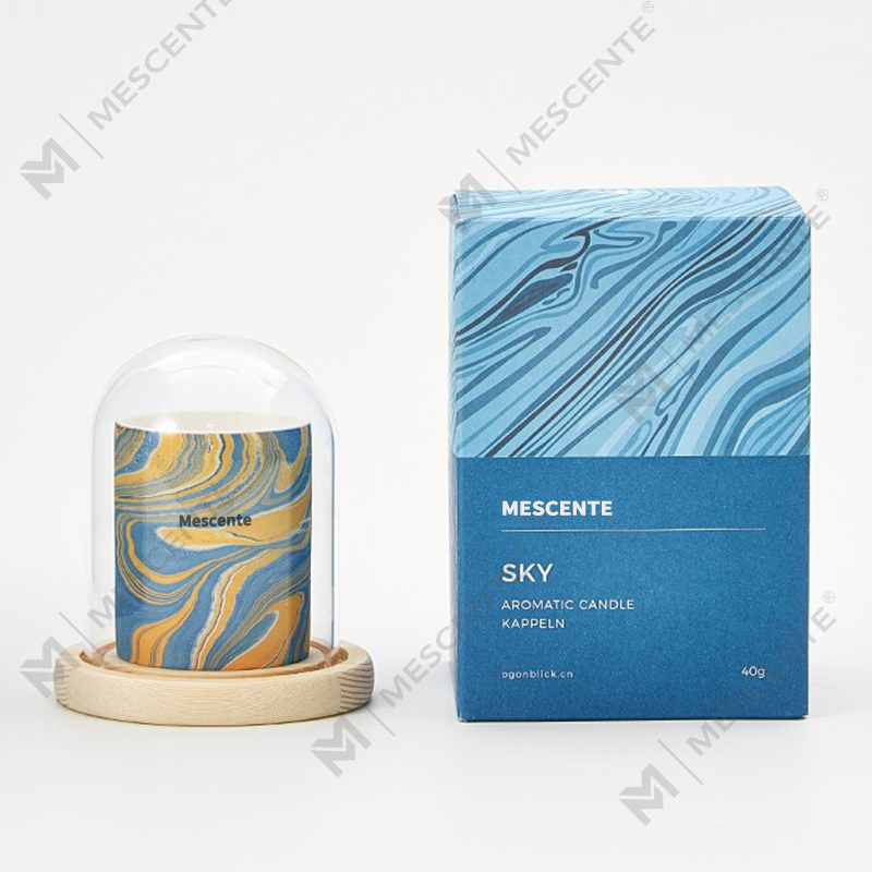 M & Scent Оптовая Дешевые Индивидуальные Роскошные Частные Марки Столб Ароматизированный Соевый Воск Деревянный Фитиль Ароматическая Свеча