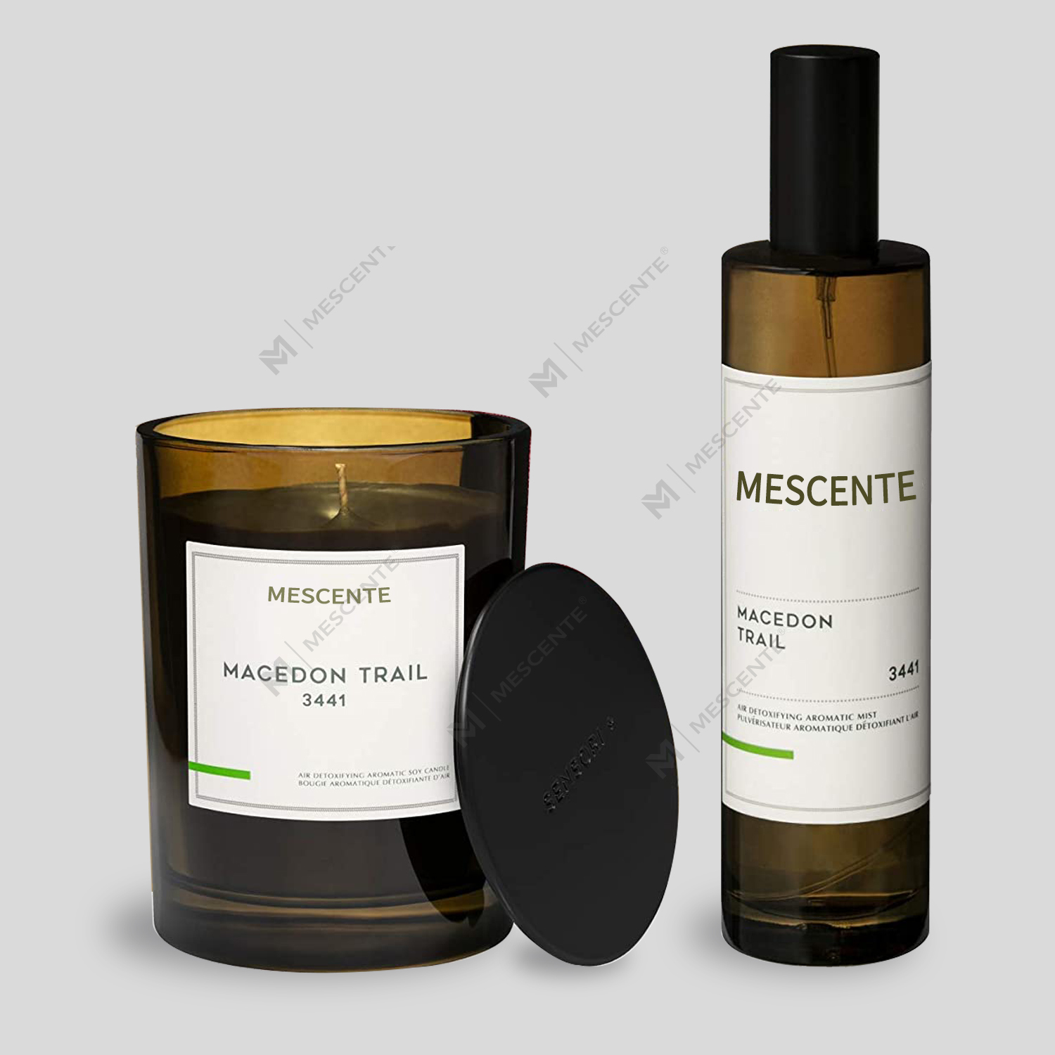 M&Scent Оптовая роскошная частная торговая марка Ароматический спрей-диффузор для комнаты Набор свечей
