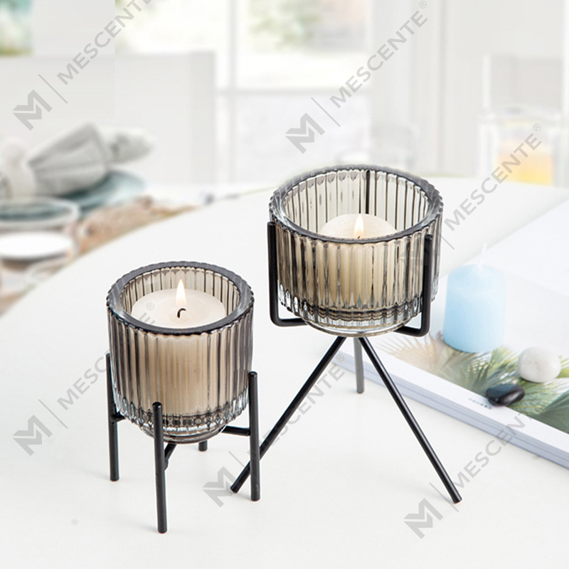 Стеклянный хрустальный подсвечник M&Scent Luxury Decor, подсвечники оптом