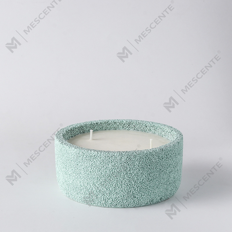 M&Scent Роскошные свечи с логотипом ручной работы, духовные столбы, ароматическое стекло с кристаллами, свеча с 3 фитилями