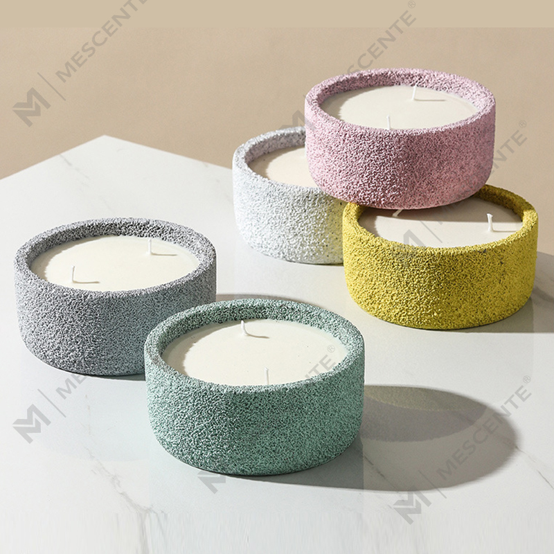 M&Scent Роскошные свечи с логотипом ручной работы, духовные столбы, ароматическое стекло с кристаллами, свеча с 3 фитилями
