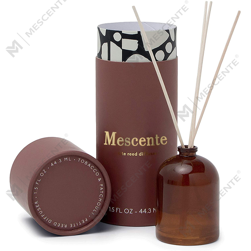 M&Scent Роскошный изготовленный на заказ большой стеклянный флакон розового золота с цветком и частной торговой маркой, диффузор с жидким тростником и подарочной коробкой
