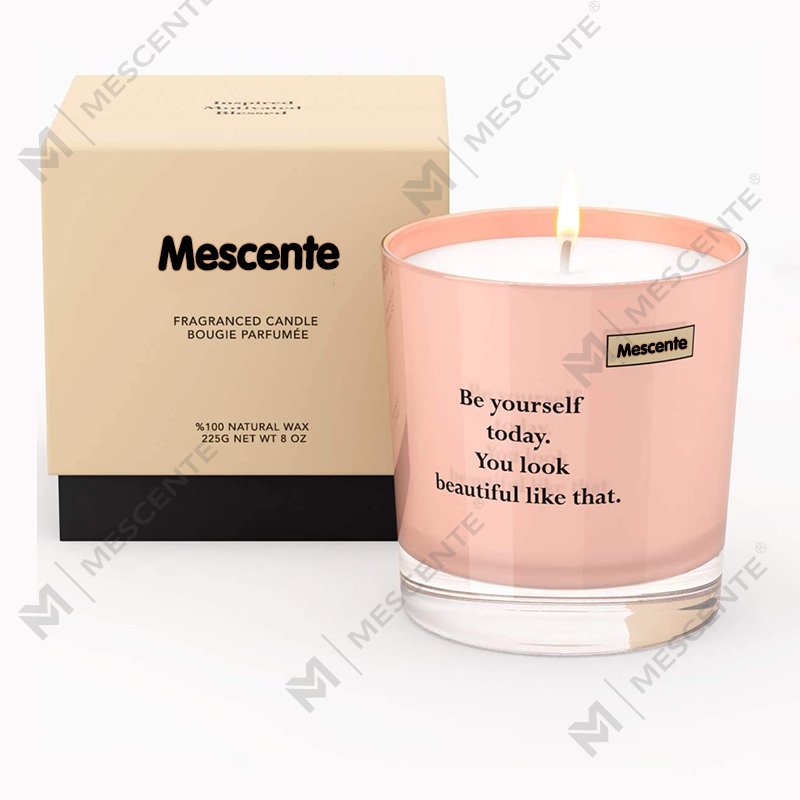 M&Scent оптовые роскошные банки под частной торговой маркой, свечи из соевого воска