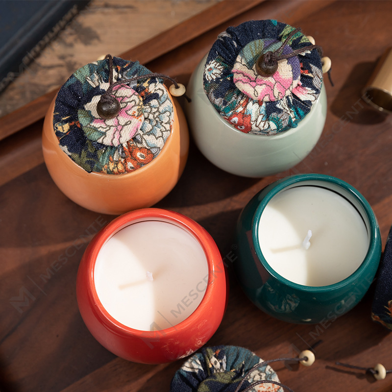 M&Scent Luxury Decoration оптовый заказ Керамическая колонна Ароматерапевтическая парафиновая свеча
