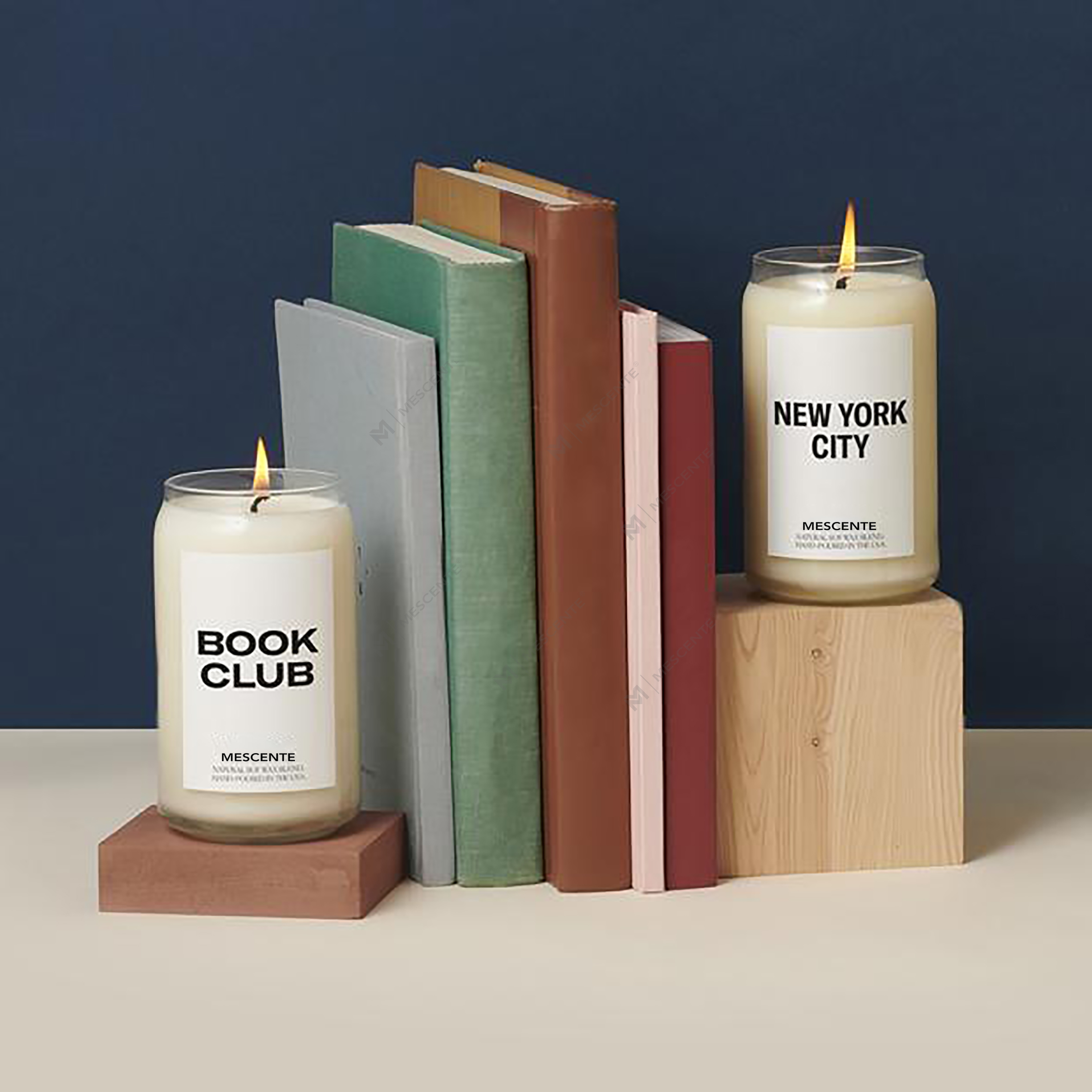 Органические керамические свечи Woodwick молочного цвета M&Scent по индивидуальному заказу, контейнер для свечей
