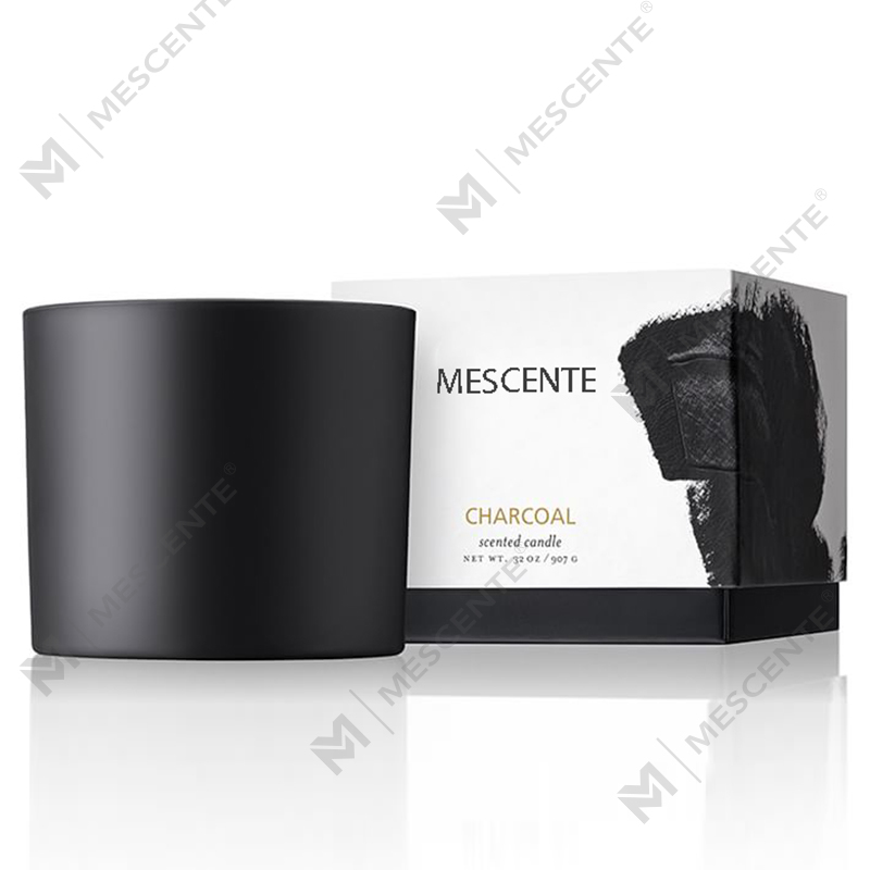 M&SCENT Натуральная рождественская широко используемая свеча из соевого воска в стеклянной банке со складной коробкой