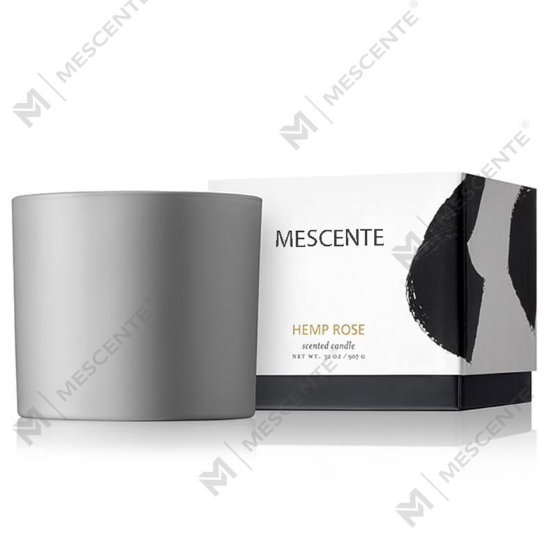 M&SCENT Натуральная рождественская широко используемая свеча из соевого воска в стеклянной банке со складной коробкой