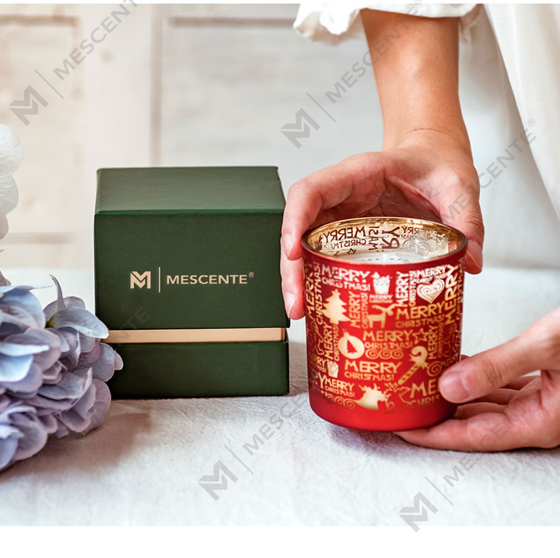 M&Scent Праздничный аромат Рождественский бездымный чашка «Звездное небо» Ароматическая свеча в подарок с рукой