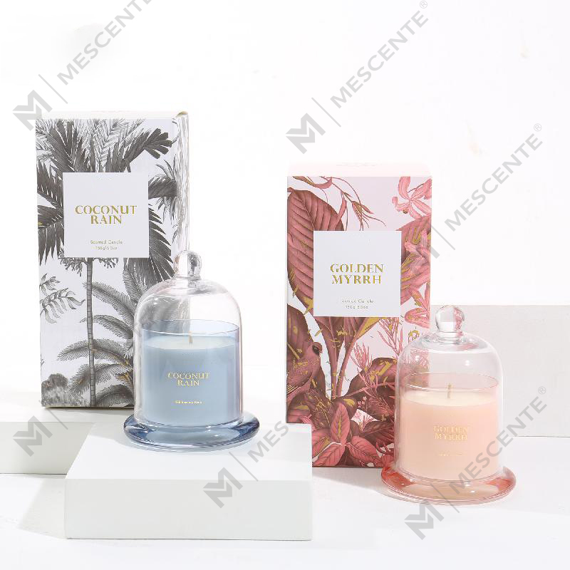 Роскошные коробки с логотипом M&Scent, воск, 100% натуральный мини-свеча для дома, подарок