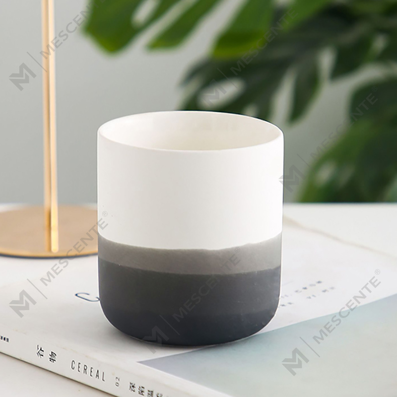 Декоративная керамическая сине-белая ваза M&Scent, конический подсвечник, фонари и банки для свечей