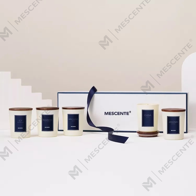 M&scent оптовая продажа ароматических масел под частной торговой маркой, ароматические свечи класса люкс с крышкой, ароматерапевтическая свеча