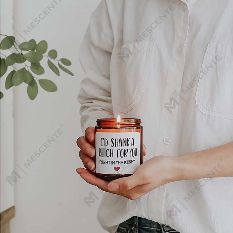 M&Scent 100% натуральный воск, рождественская ароматическая свеча для домашнего подарочного набора, ароматическая свеча в стеклянной банке с металлической крышкой