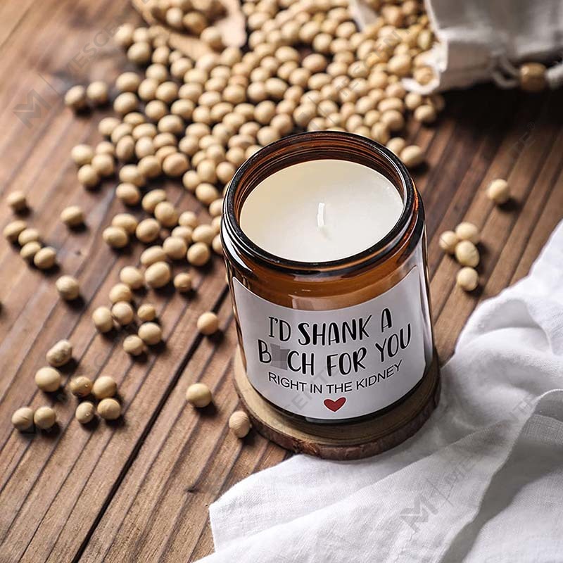 M&Scent 100% натуральный воск, рождественская ароматическая свеча для домашнего подарочного набора, ароматическая свеча в стеклянной банке с металлической крышкой