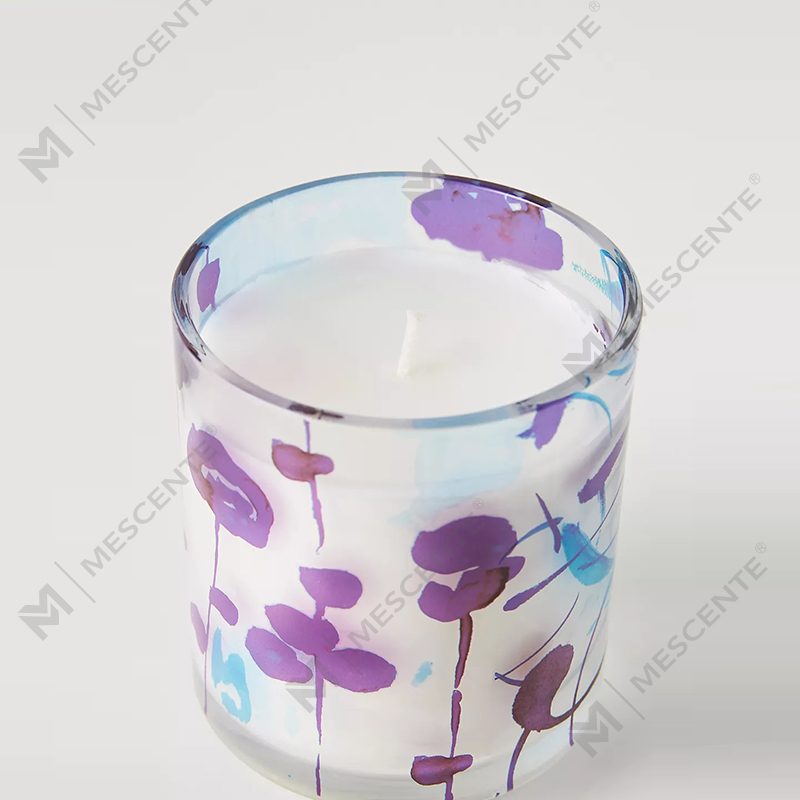 M & Scent Роскошные украшения на заказ, частная марка, 3 фитиля Sunday Painter, стеклянные хрустальные ароматические свечи из соевого воска