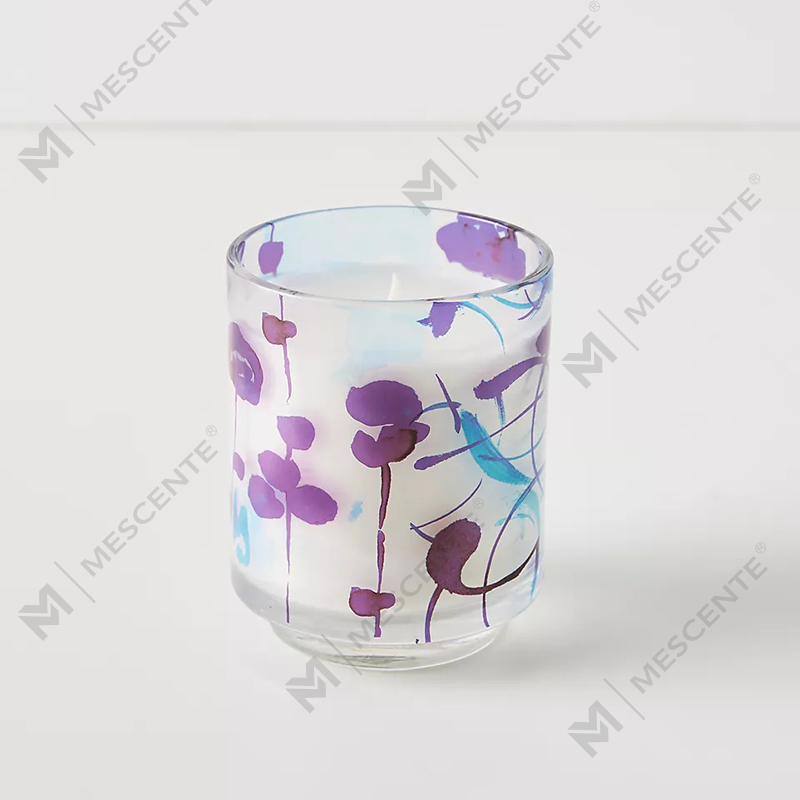 M & Scent Роскошные украшения на заказ, частная марка, 3 фитиля Sunday Painter, стеклянные хрустальные ароматические свечи из соевого воска