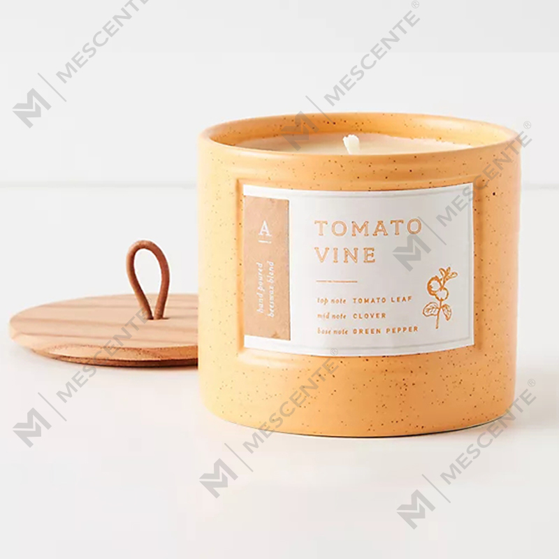 Цветные керамические банки M&Scent Private Label, шикарные свечи с ароматом соевого воска