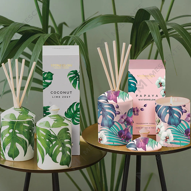 M&Scent Специальный дизайн Цветная тумблерная свеча Urban Botanics в складной коробке