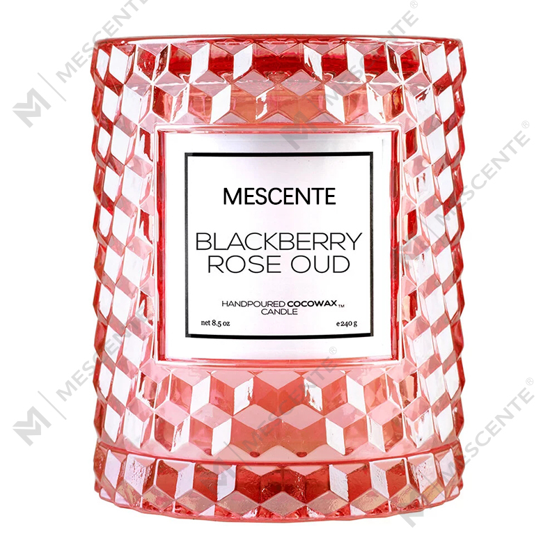 M&Scent Custom Christmas Decoration Свеча с изображением ежевики и розы
