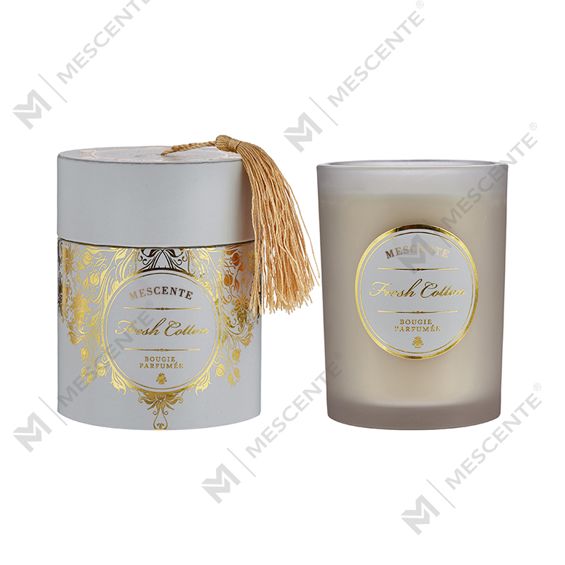 M&Scent Роскошные рождественские белые ароматические свечи с персонализированным логотипом