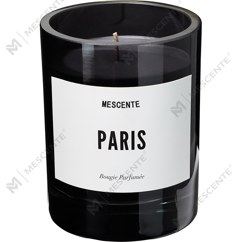 M&Scent оптовые роскошные ароматические свечи с черным персонализированным логотипом под собственной торговой маркой