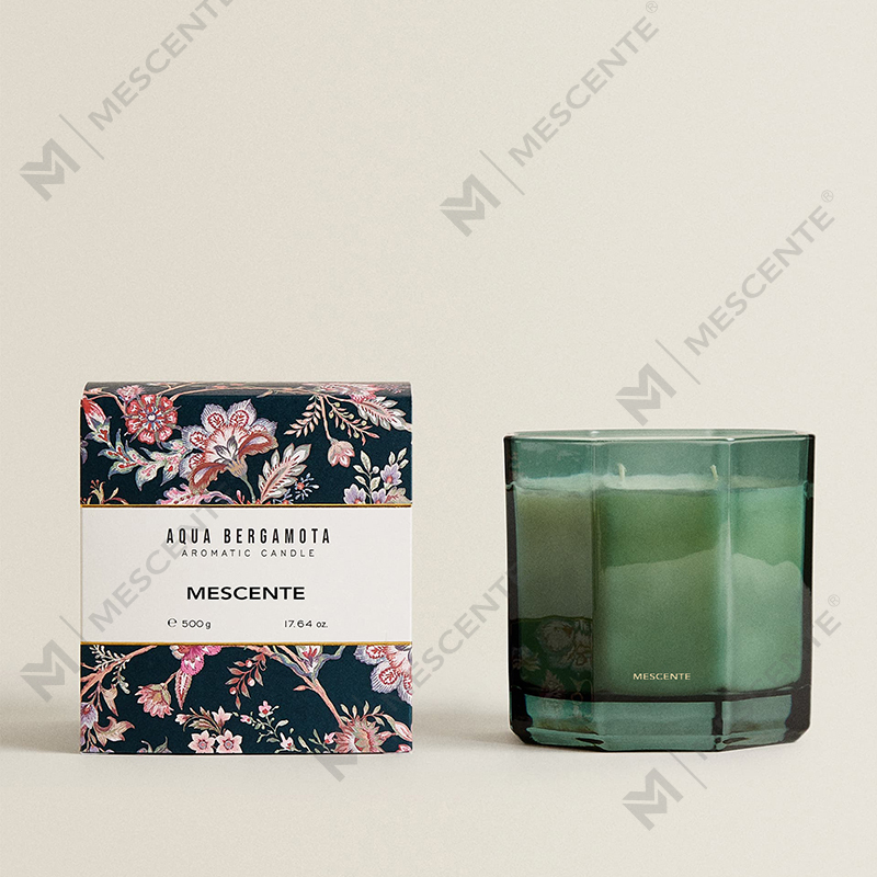 M&Scent Custom Factory Private Label Стеклянная банка Ароматические свечи с натуральным соевым воском