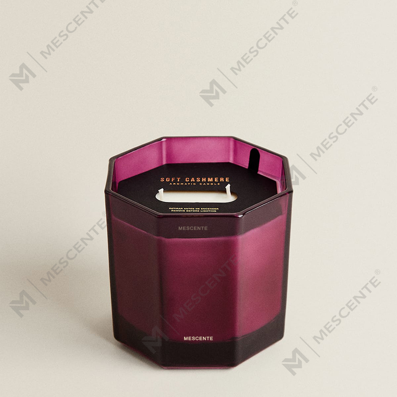 M&Scent Роскошные рождественские ароматические свечи Ароматерапия Арома соевые восковые свечи в черной стеклянной банке Подарочная коробка