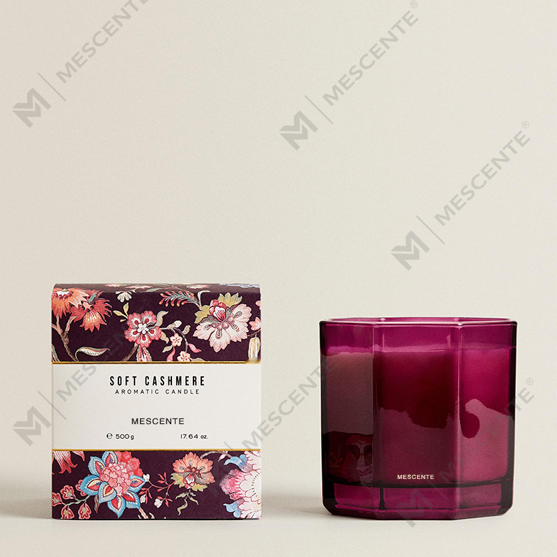 M&Scent Роскошные рождественские ароматические свечи Ароматерапия Арома соевые восковые свечи в черной стеклянной банке Подарочная коробка