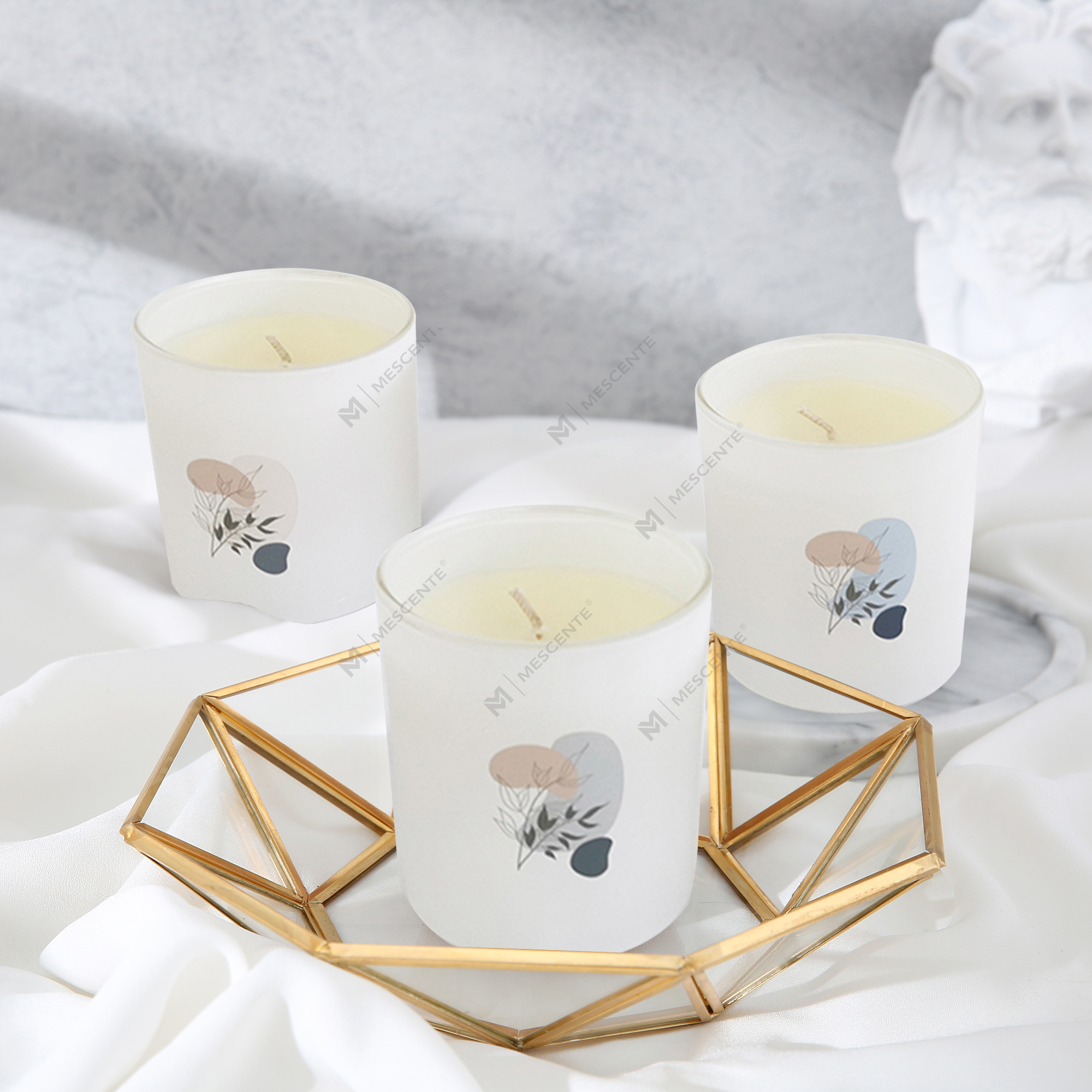M&Scent Несколько высококачественных соевых свечей со 100% натуральным ароматом в стеклянной банке с крышкой