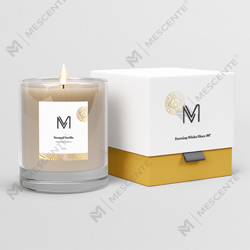 M & Scent оптовая продажа напрямую с фабрики роскошные ароматические свечи из соевого воска под частной торговой маркой в ​​коробке оптом