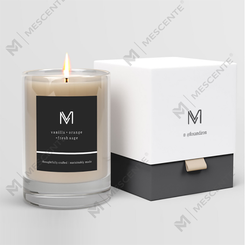 M & Scent оптовая продажа напрямую с фабрики роскошные ароматические свечи из соевого воска под частной торговой маркой в ​​коробке оптом