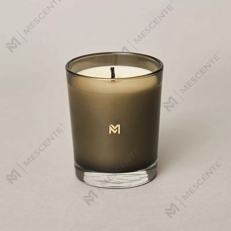 M & Scent оптовая продажа, новые роскошные индивидуальные рождественские хрустальные банки под частной маркой, ароматическая соевая свеча Kerzen с крышкой