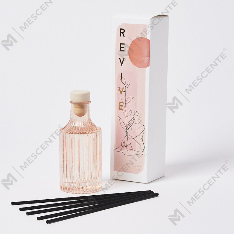 M&Scent Custom 100 мл 200 мл Стеклянная бутылка Tatakan Untuk Диффузор с цветочным язычком