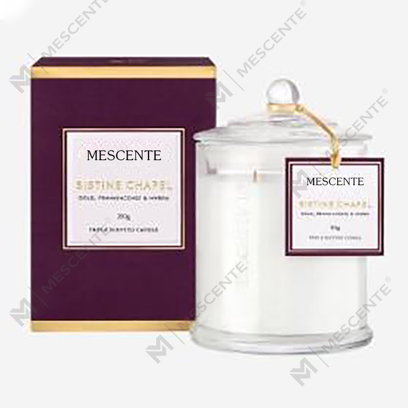 M&Scent оптовая продажа роскошных индивидуальных Рождественских куполообразных ароматических соевых свечей под частной маркой с крышкой