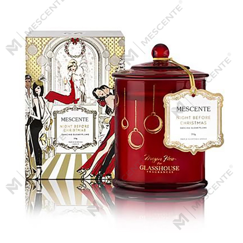 M&Scent оптовая продажа роскошных индивидуальных Рождественских куполообразных ароматических соевых свечей под частной маркой с крышкой